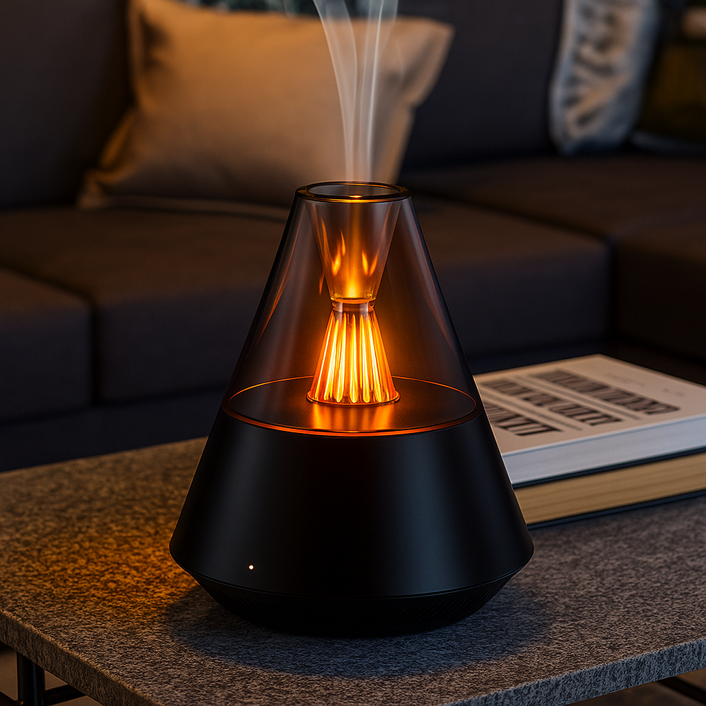 Volcanic Glow Flame Humidifier